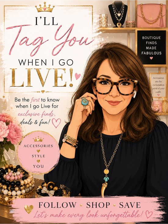 Accessories - Tag me in Live Shows - I want to join the fun!